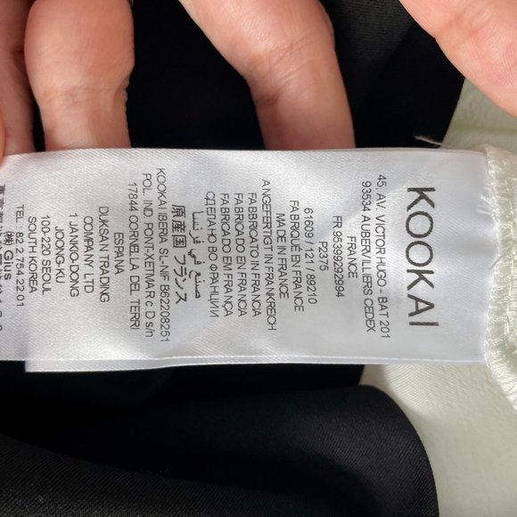 Kookai - Dress - Size EU36 - Black & white - NWOT - Picture 4 of 5